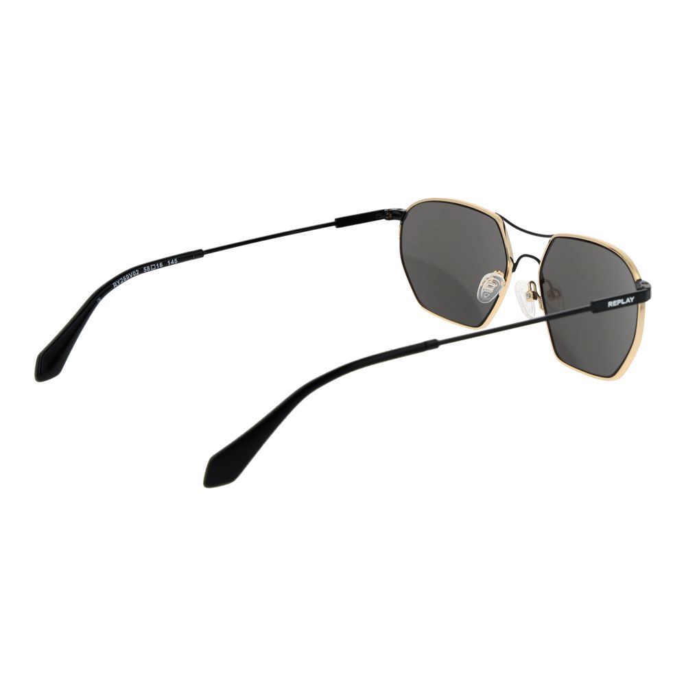 Replay Gold Metal Sunglasses - Allority