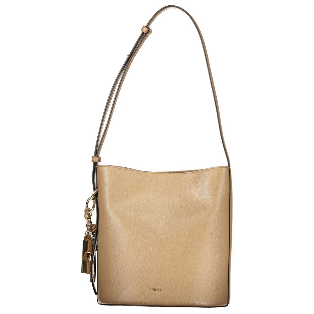 Furla Marrone Leather Woman Bucket Bag - Allority