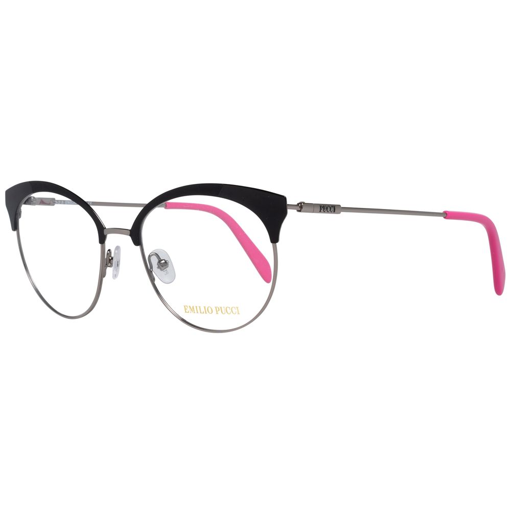 Emilio Pucci Black Metal Glasses (Frames)