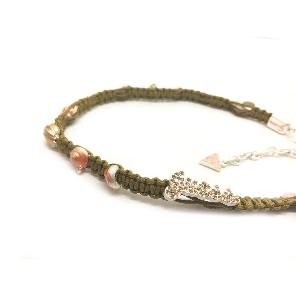 Guess Green Textile Necklace