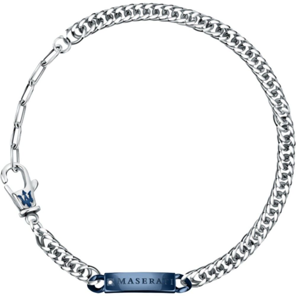 Maserati Gray Stainless Steel Bracelet