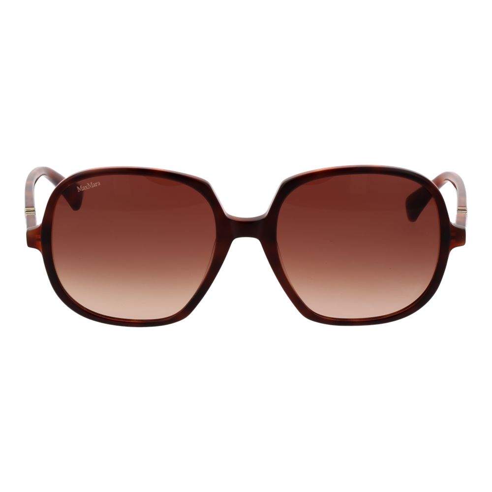 Max Mara Brown Plastic Sunglasses