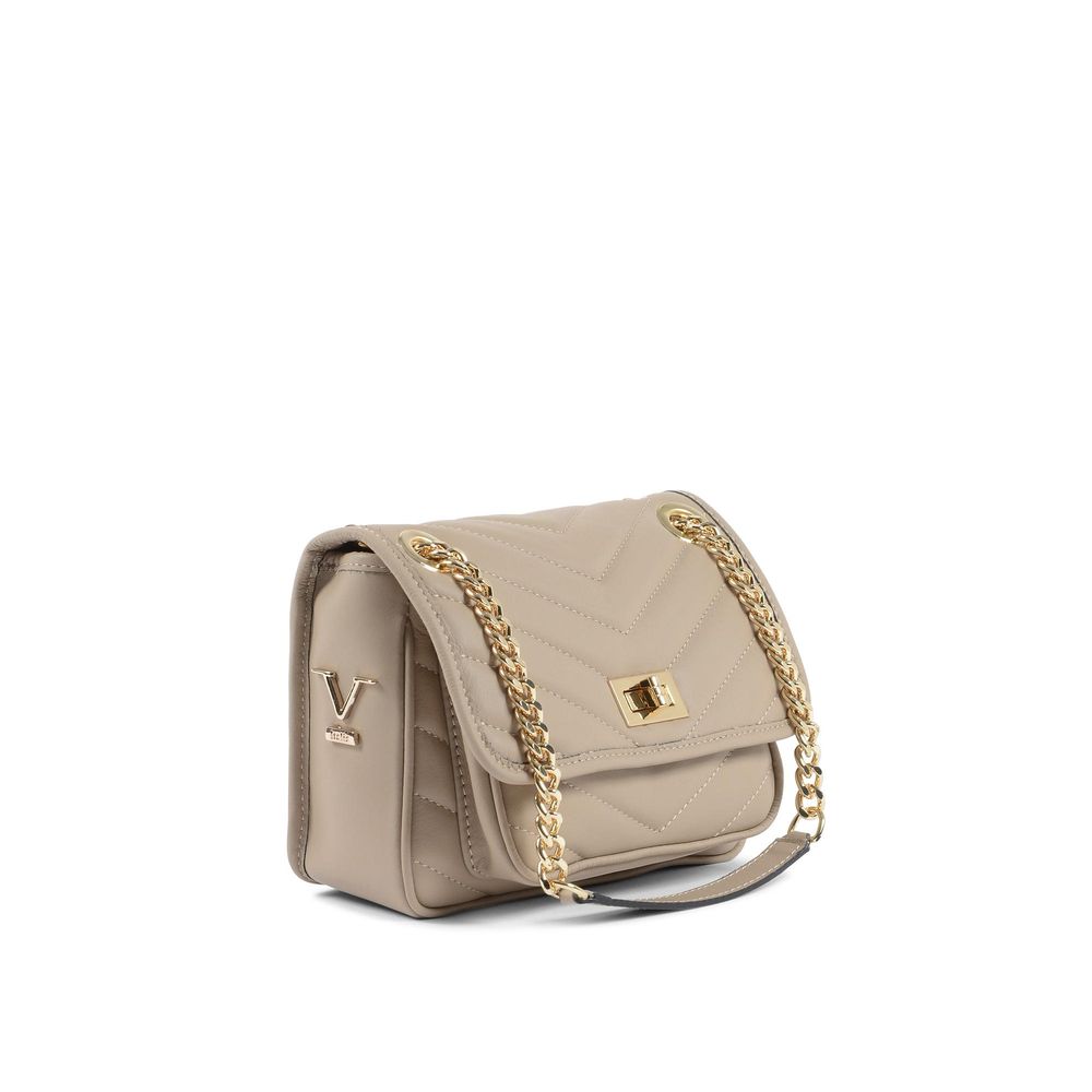 19V69 Italia Beige Leather Crossbody Bag