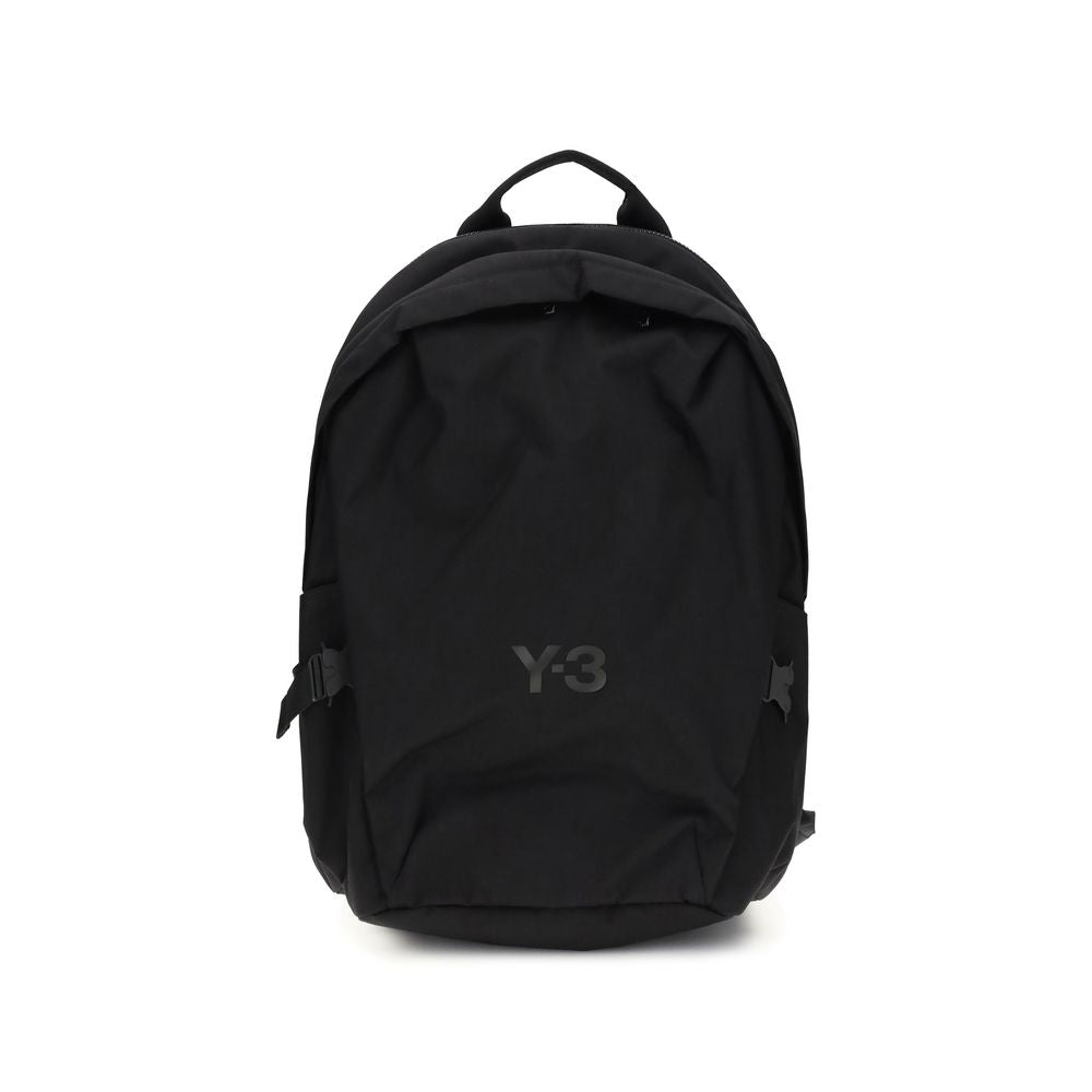 Y-3 Black Polyester Backpack - Allority