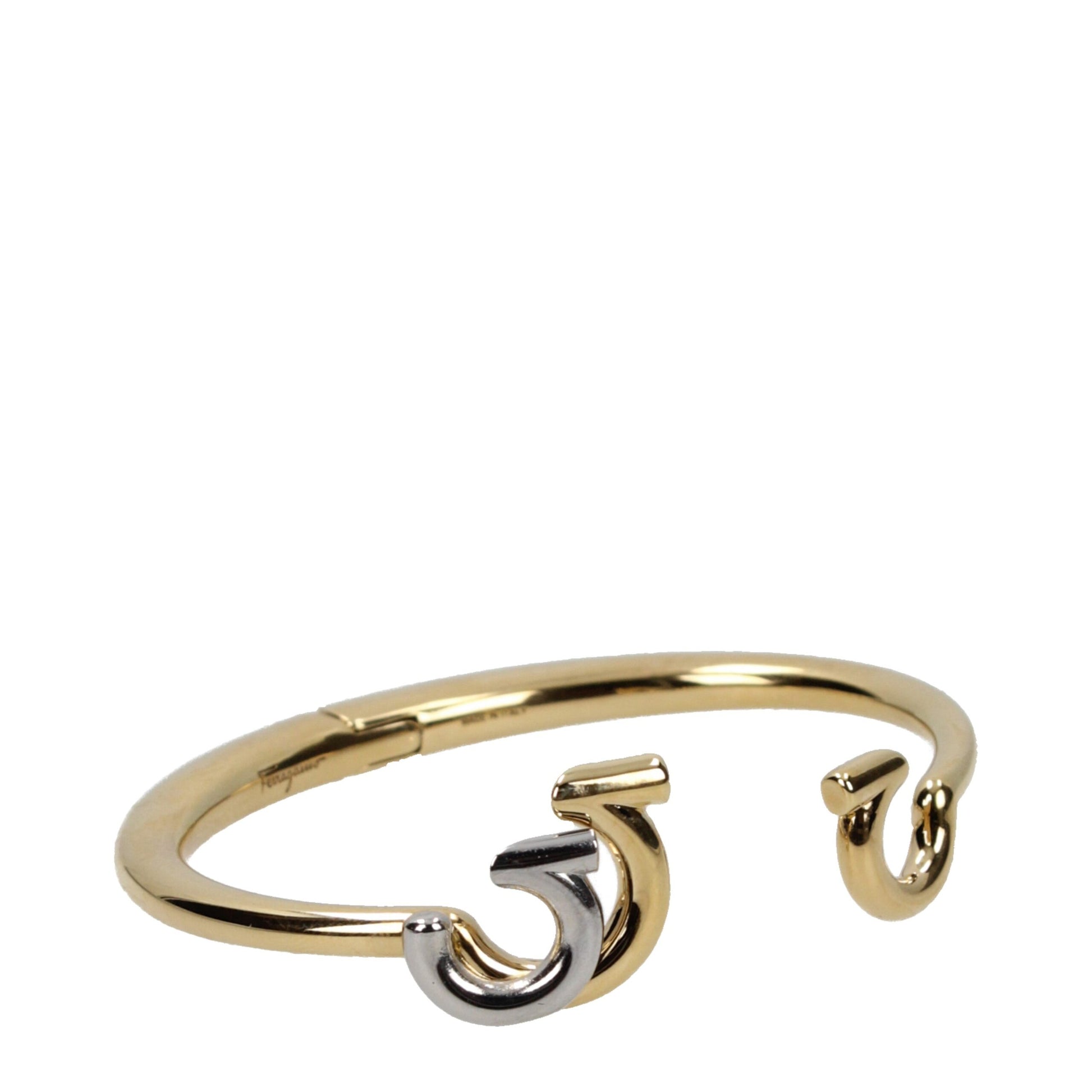 Salvatore Ferragamo Gold Brass Bracelet - Allority