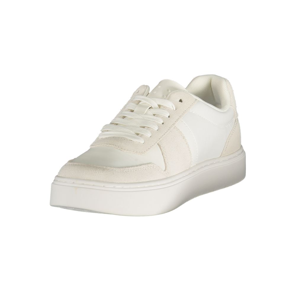 Calvin Klein Bianco Polyester Mens Sneaker - Allority