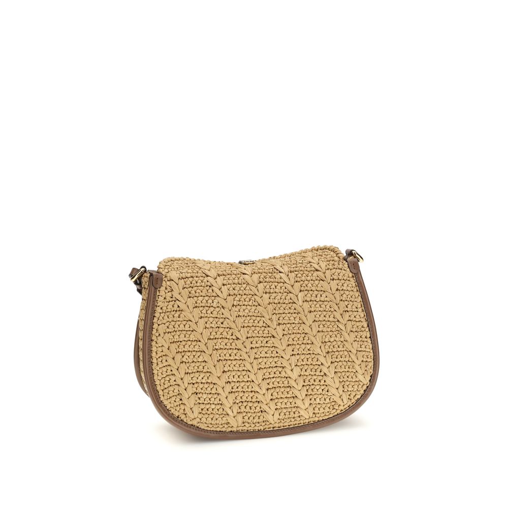 Etro Beige Raffia Shoulder Bag - Allority