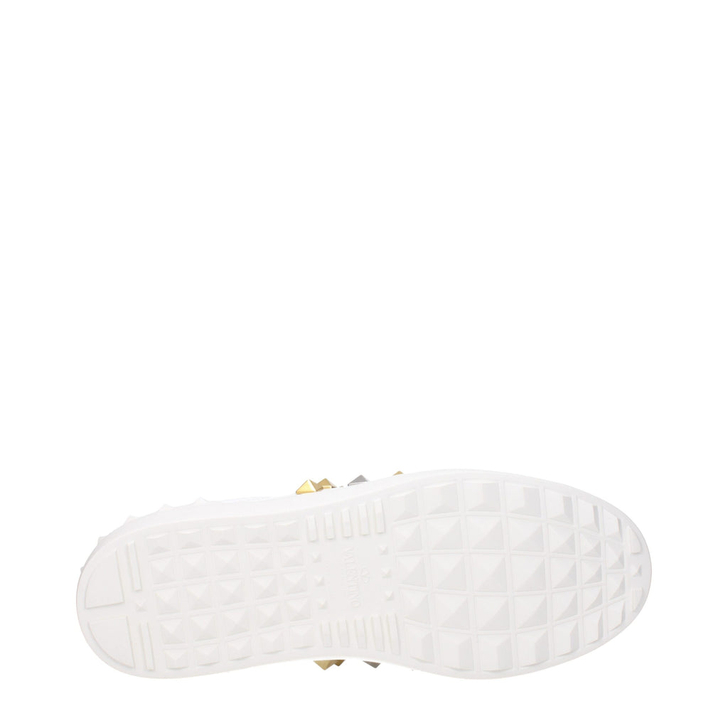 Valentino Garavani White Leather Low Top Sneakers - Allority
