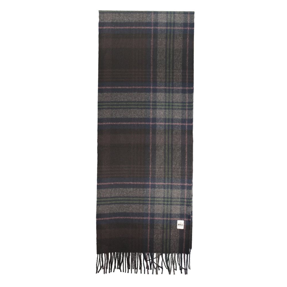 Rifle Black Polyester Mens Scarf - Allority