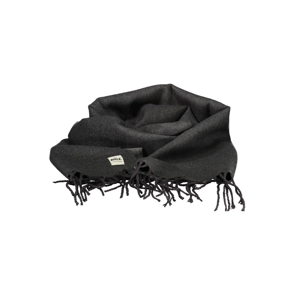 Rifle Nero Viscose Men Scarf - Allority