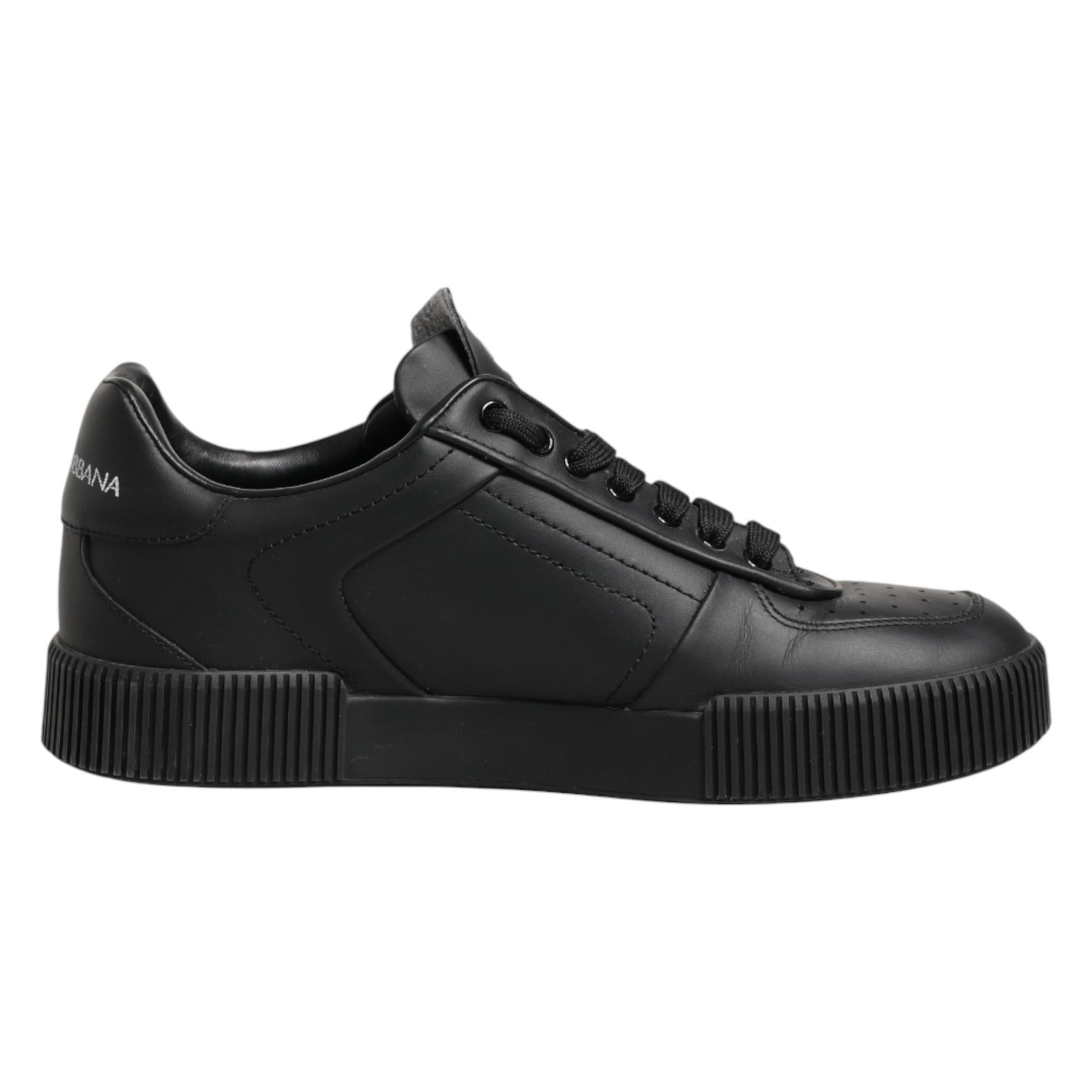 Dolce & Gabbana Black MIAMI Calf Low Top Men Sneakers Shoes