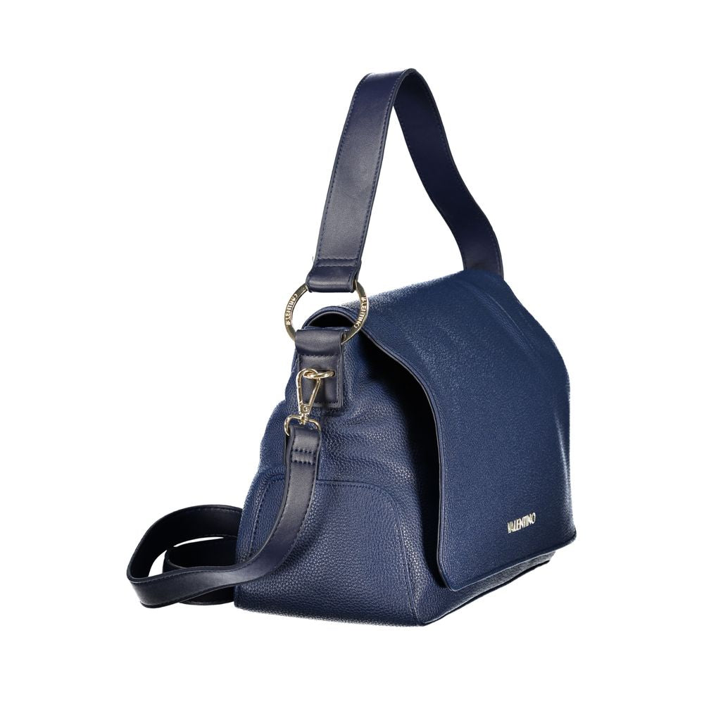 Mario Valentino Blue Polyurethane Women Shoulder Bag - Allority