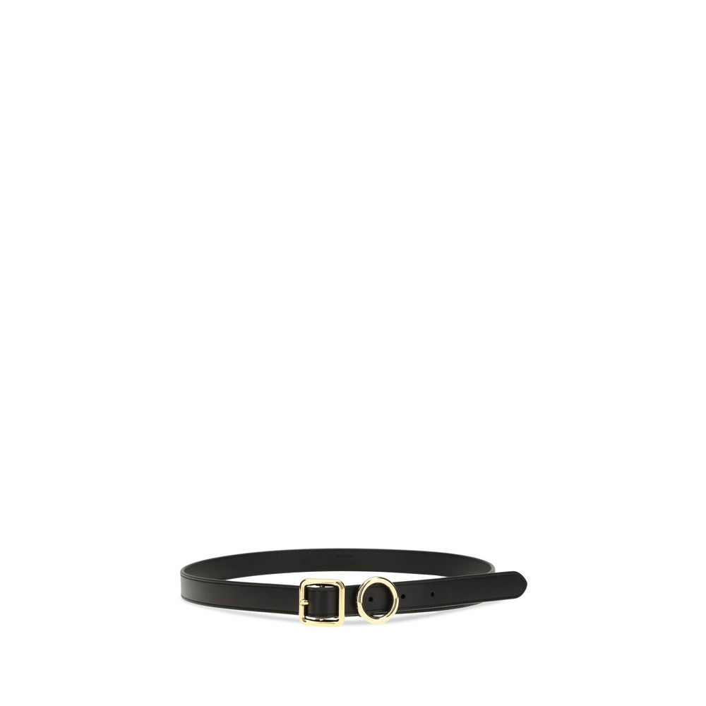 Jacquemus Black Calf Leather Bos Taurus Regular Belt - Allority