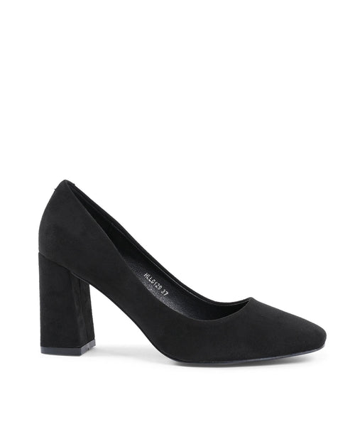 19V69 Italia Black Fabric Pumps - Allority