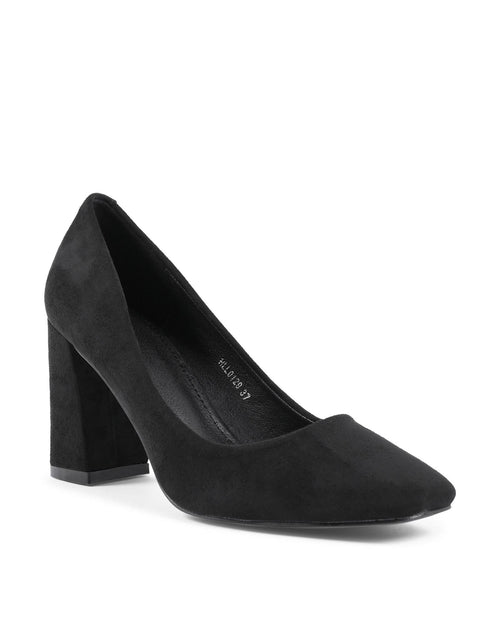 19V69 Italia Black Fabric Pumps - Allority