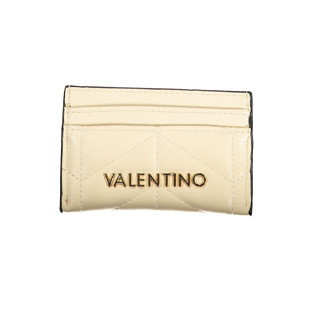 Mario Valentino Beige Polyurethane Women Wallet
