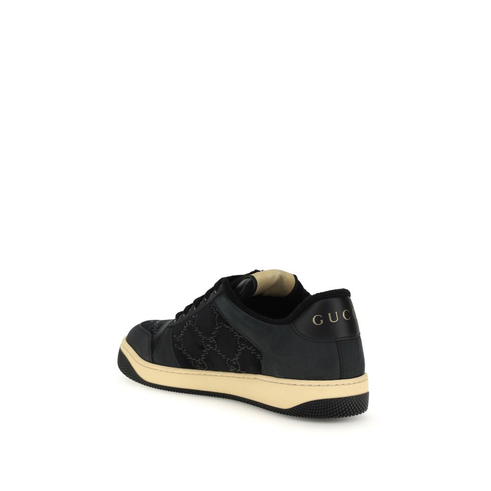 Gucci Blue Calf Leather Bos Taurus Athletic Sneakers - Allority