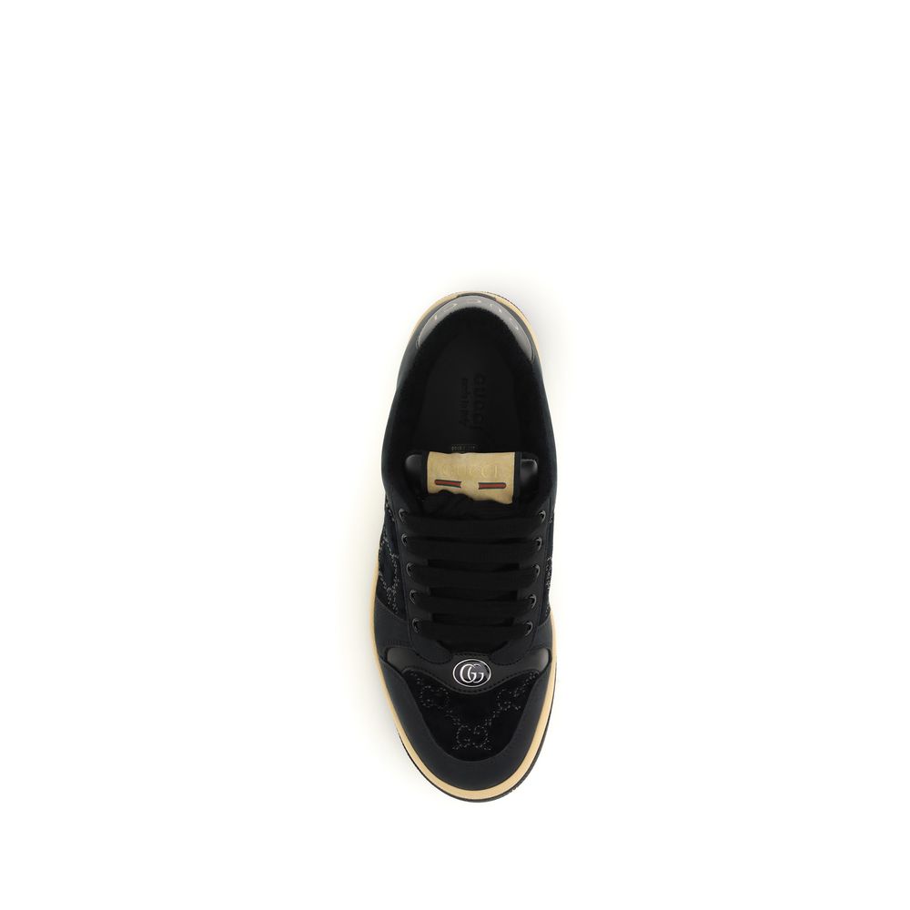 Gucci Blue Calf Leather Bos Taurus Athletic Sneakers - Allority