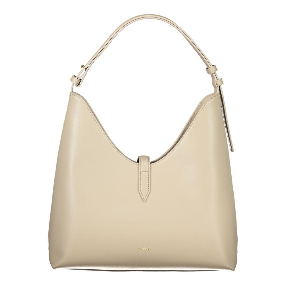 Furla Beige Leather Women Handbag - Allority