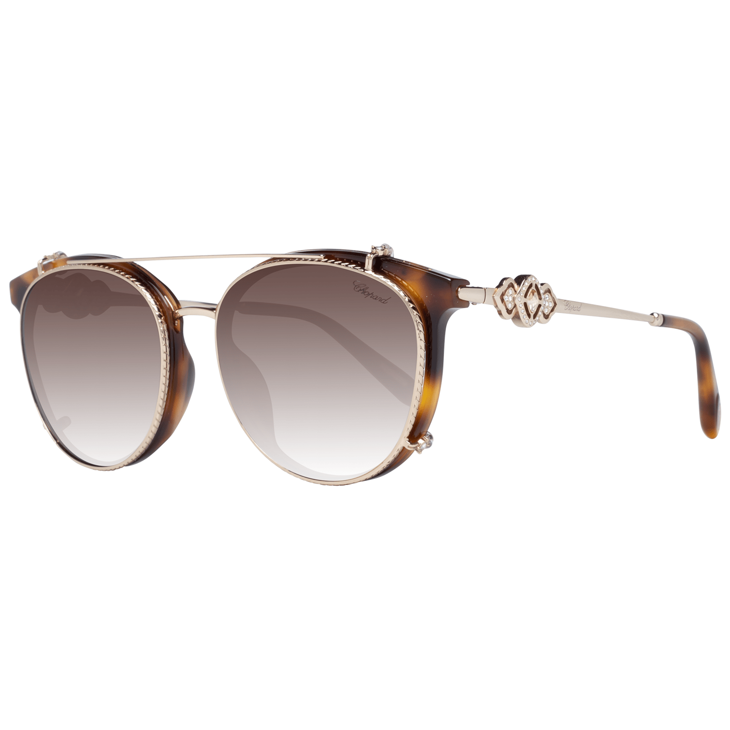 Chopard Brown Metal Glasses (Frames) - Allority