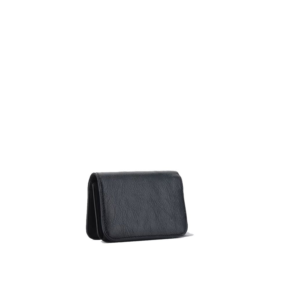 Balenciaga Black Lamb Leather Cardholder - Allority