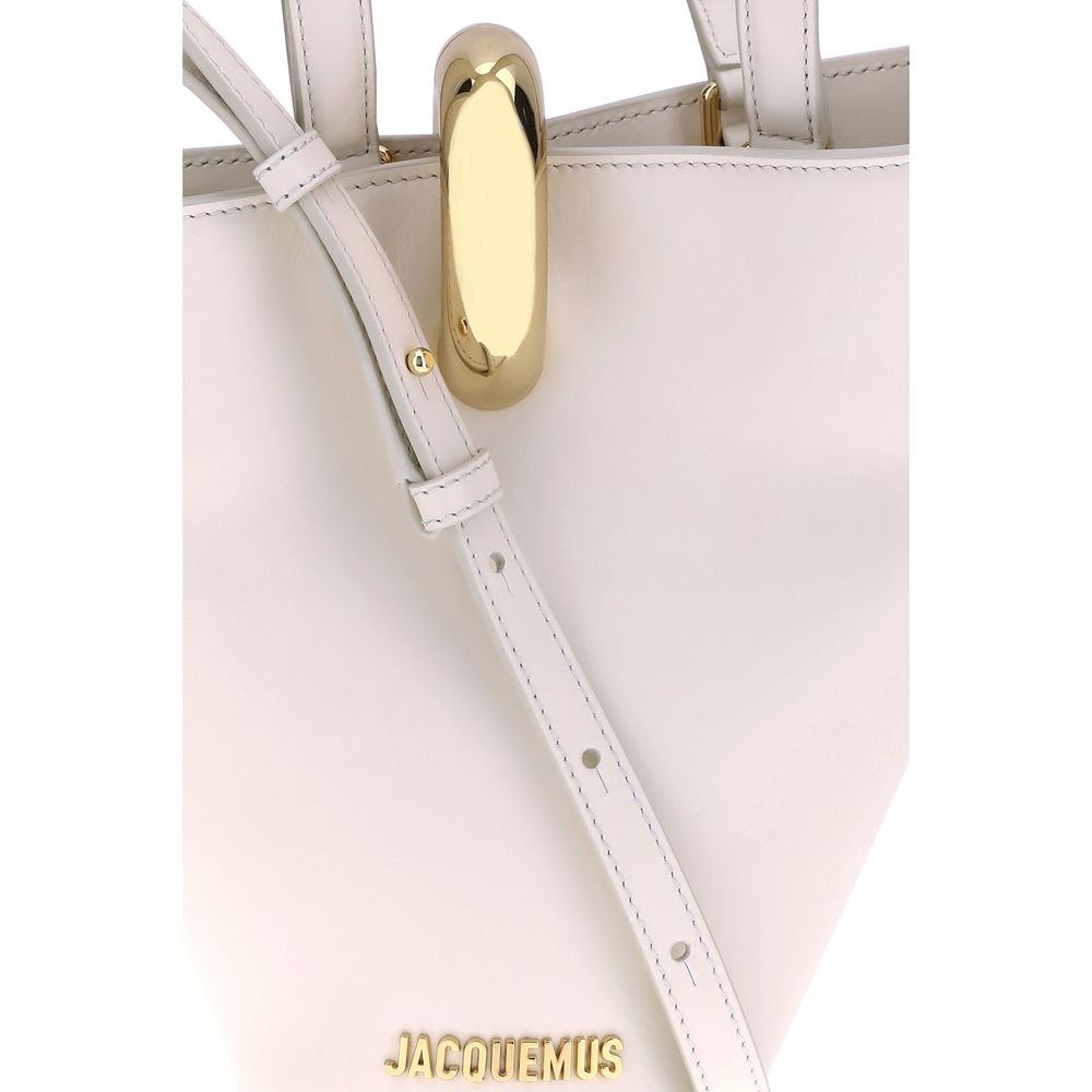 Jacquemus Beige Calf Leather Bos Taurus Shoulder Bag - Allority