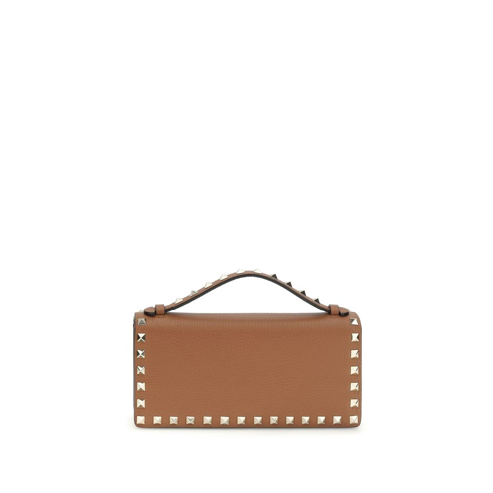 Valentino Garavani Brown Calf Leather Bos Taurus Wallet - Allority