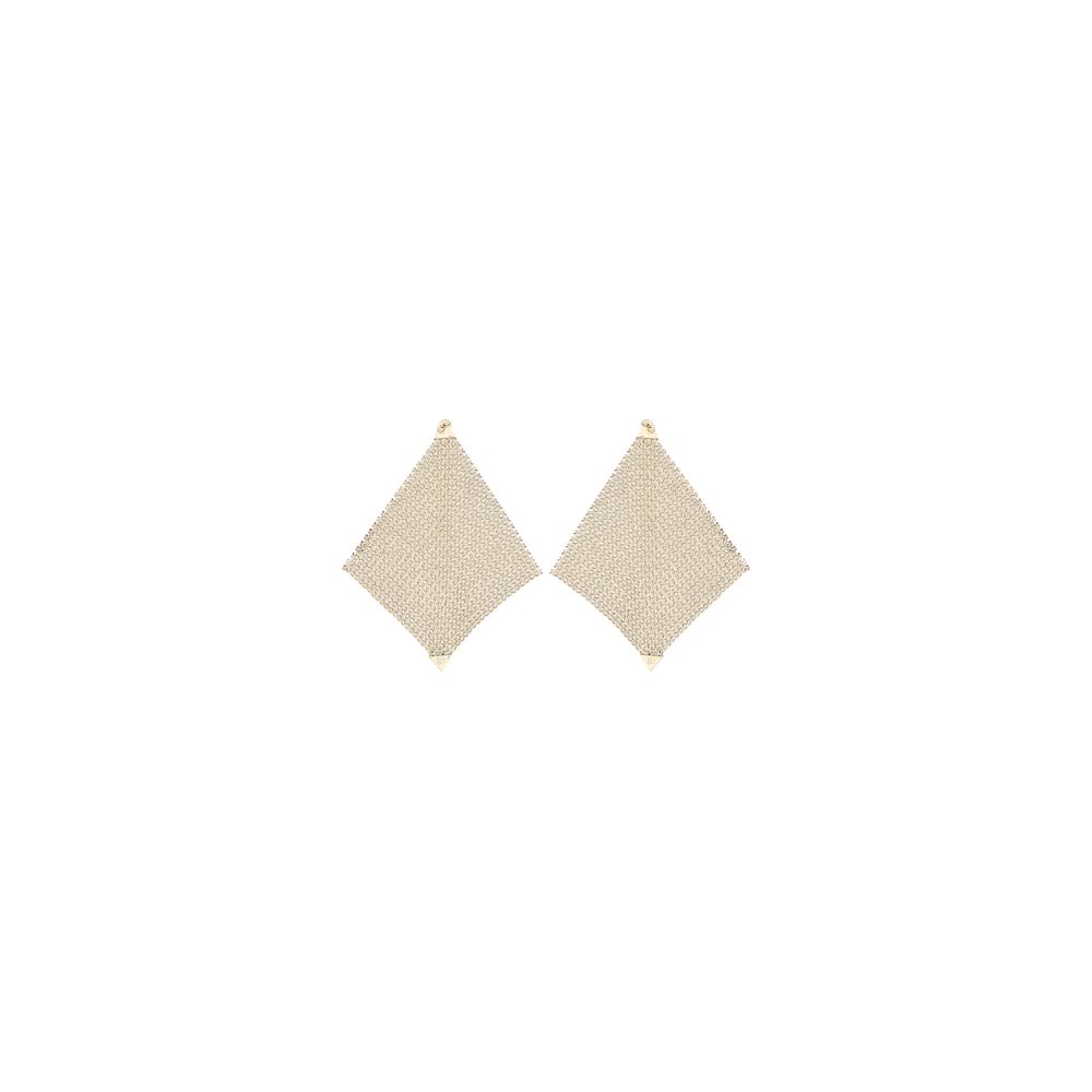 Rabanne Gold Brass Earrings - Allority