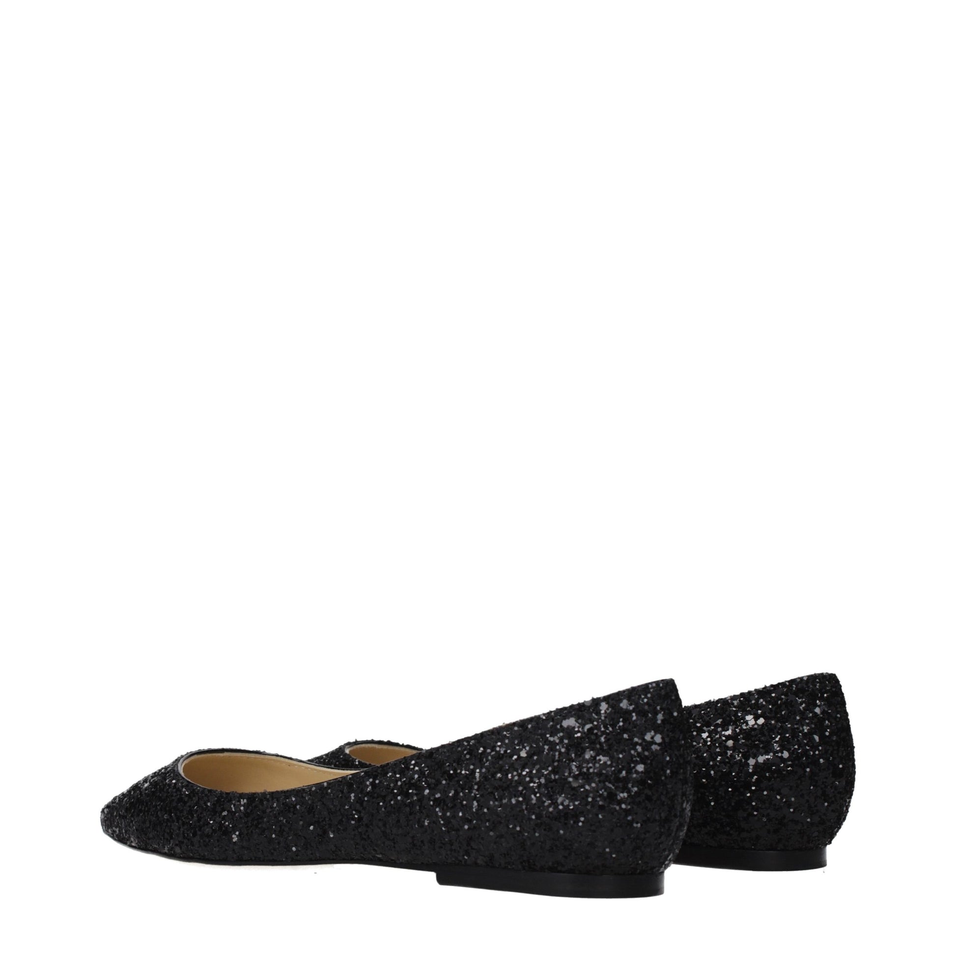 Jimmy Choo Black Plastic Ballet Flats - Allority