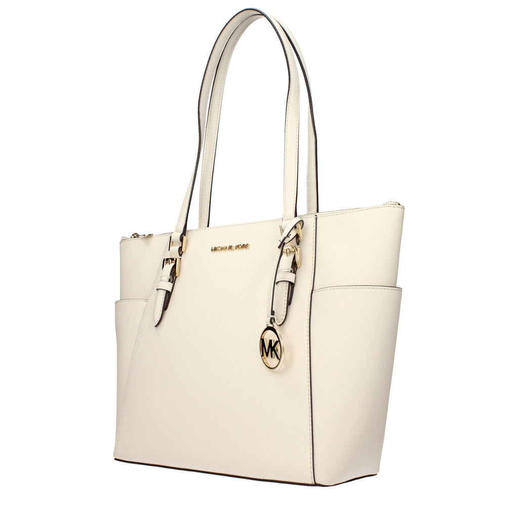 Michael Kors Beige Leather Shoulder Bag - Allority
