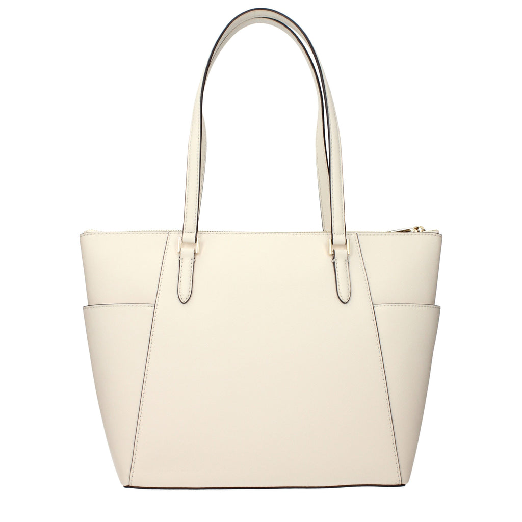 Michael Kors Beige Leather Shoulder Bag - Allority