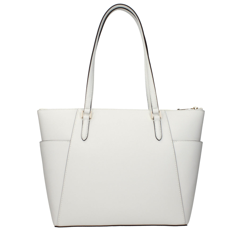 Michael Kors White Leather Shoulder Bag - Allority