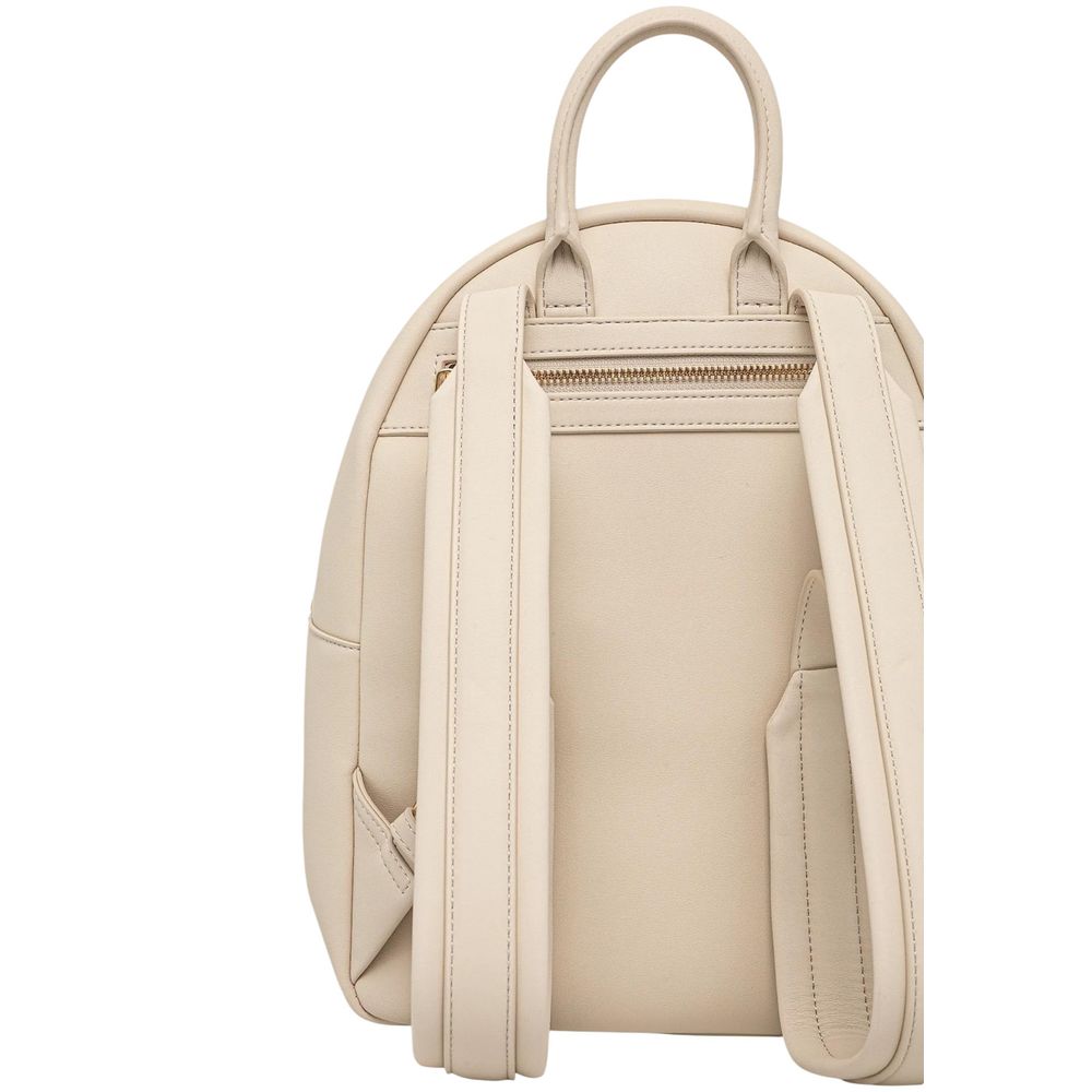 Love Moschino Beige Polyethylene Backpack - Allority