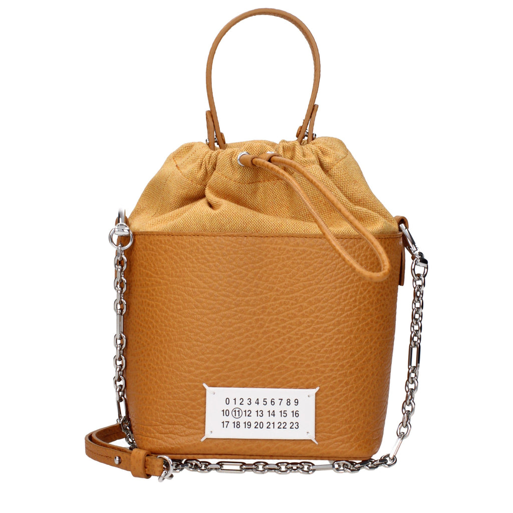 Maison Margiela Brown Leather Handbag - Allority