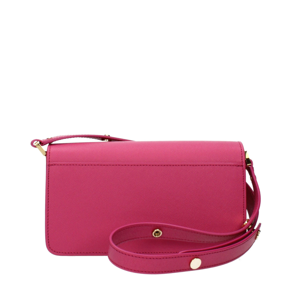 Marni Pink Leather Shoulder Bag - Allority