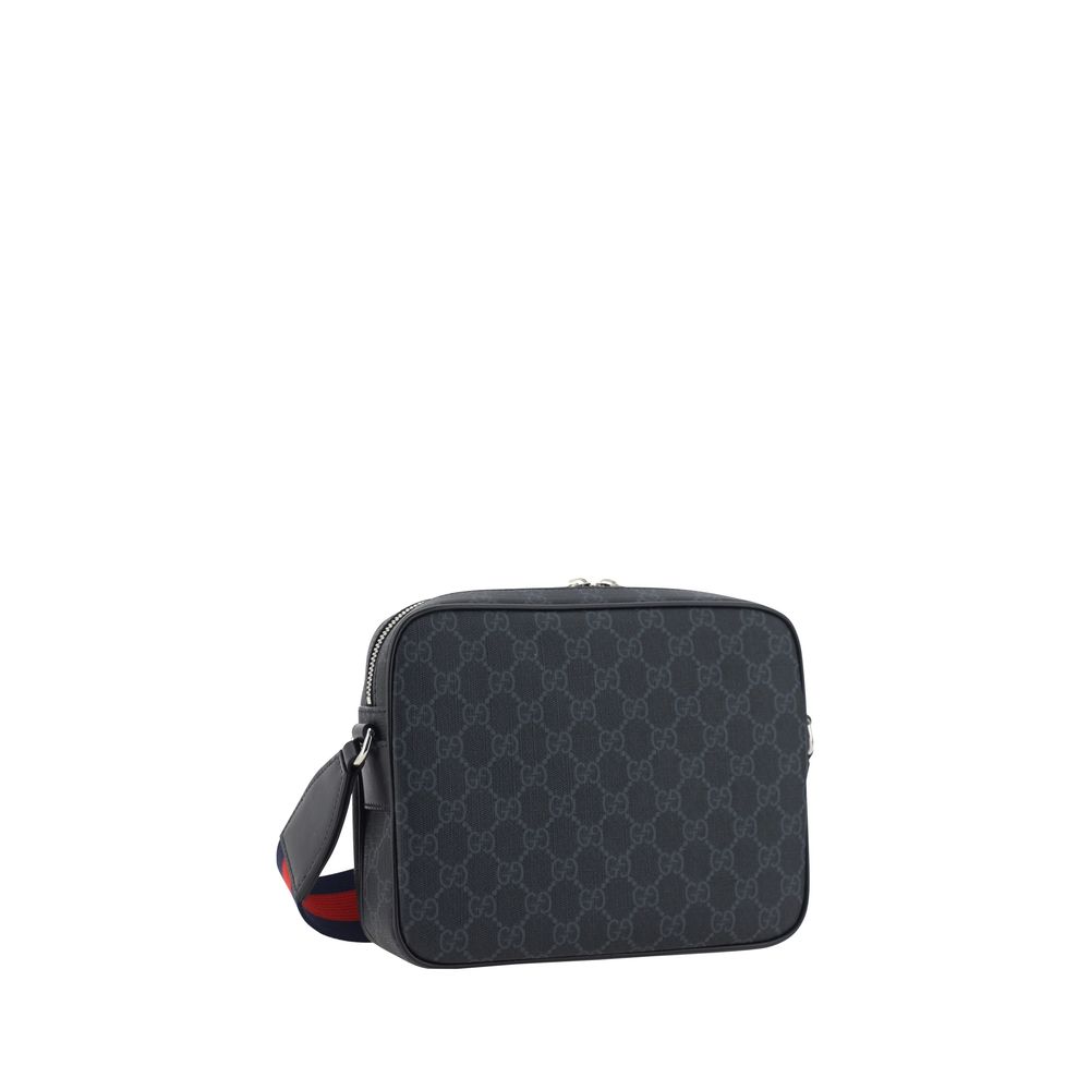Gucci Gray Polyester Shoulder Bag - Allority