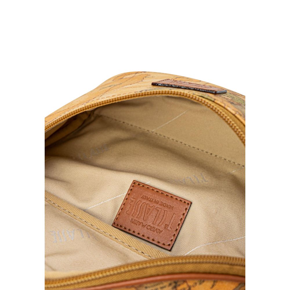 Alviero Martini Prima Classe Beige Leather Belt Bag - Allority