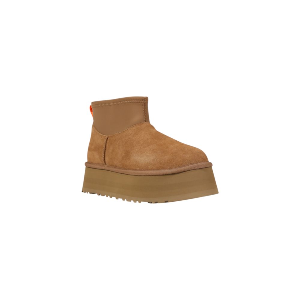 UGG Beige Suede Leather Ankle Boots - Allority