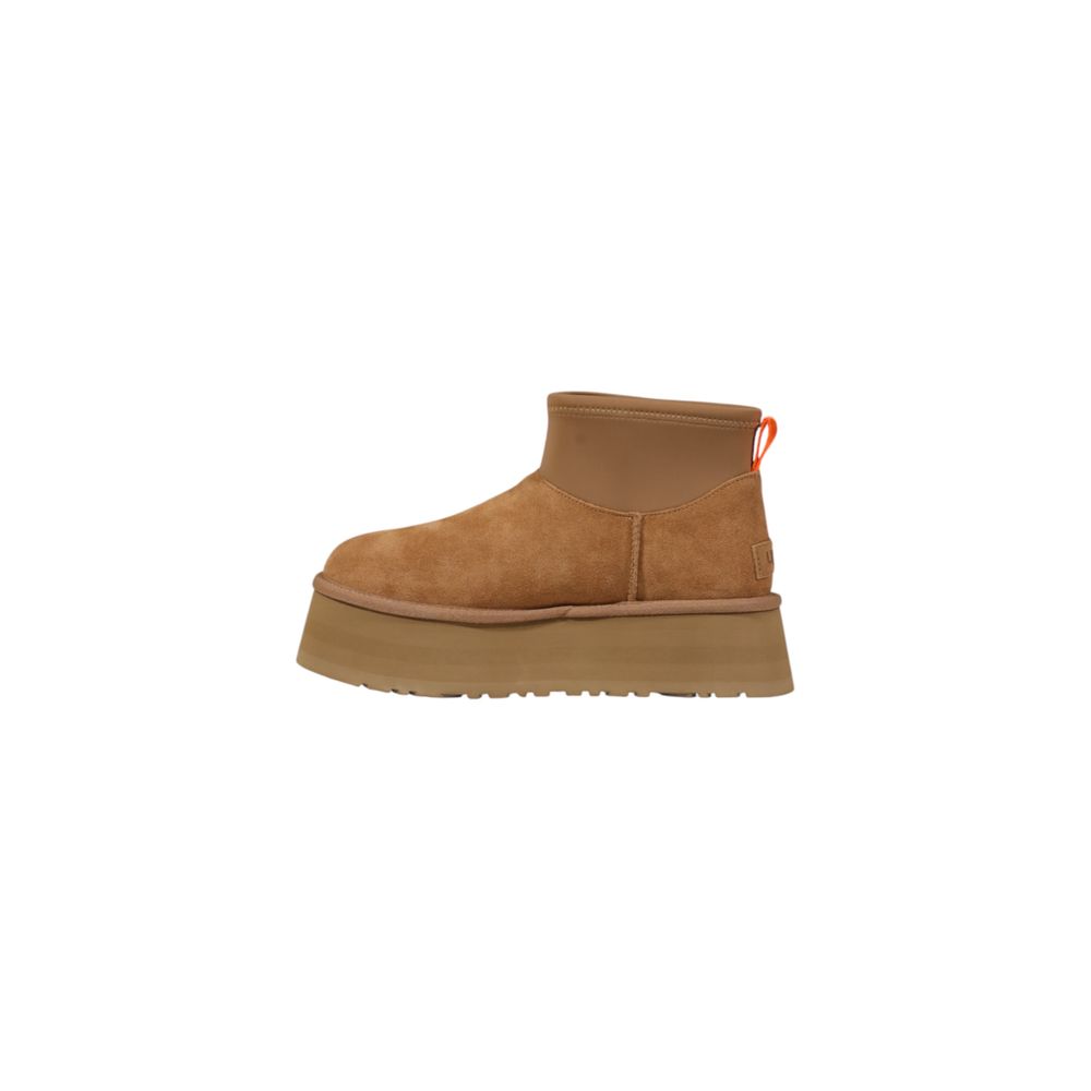 UGG Beige Suede Leather Ankle Boots - Allority