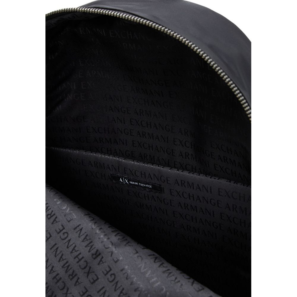 Armani Exchange Black Polyamide Backpack - Allority
