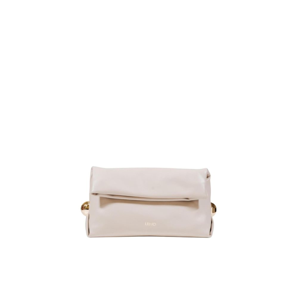 Liu Jo Beige Polyethylene Clutch Bag - Allority