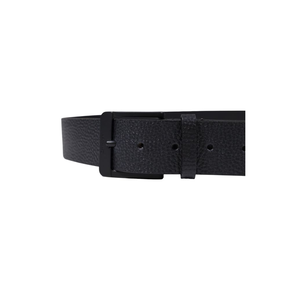 Calvin Klein Black Leather Regular Belt - Allority