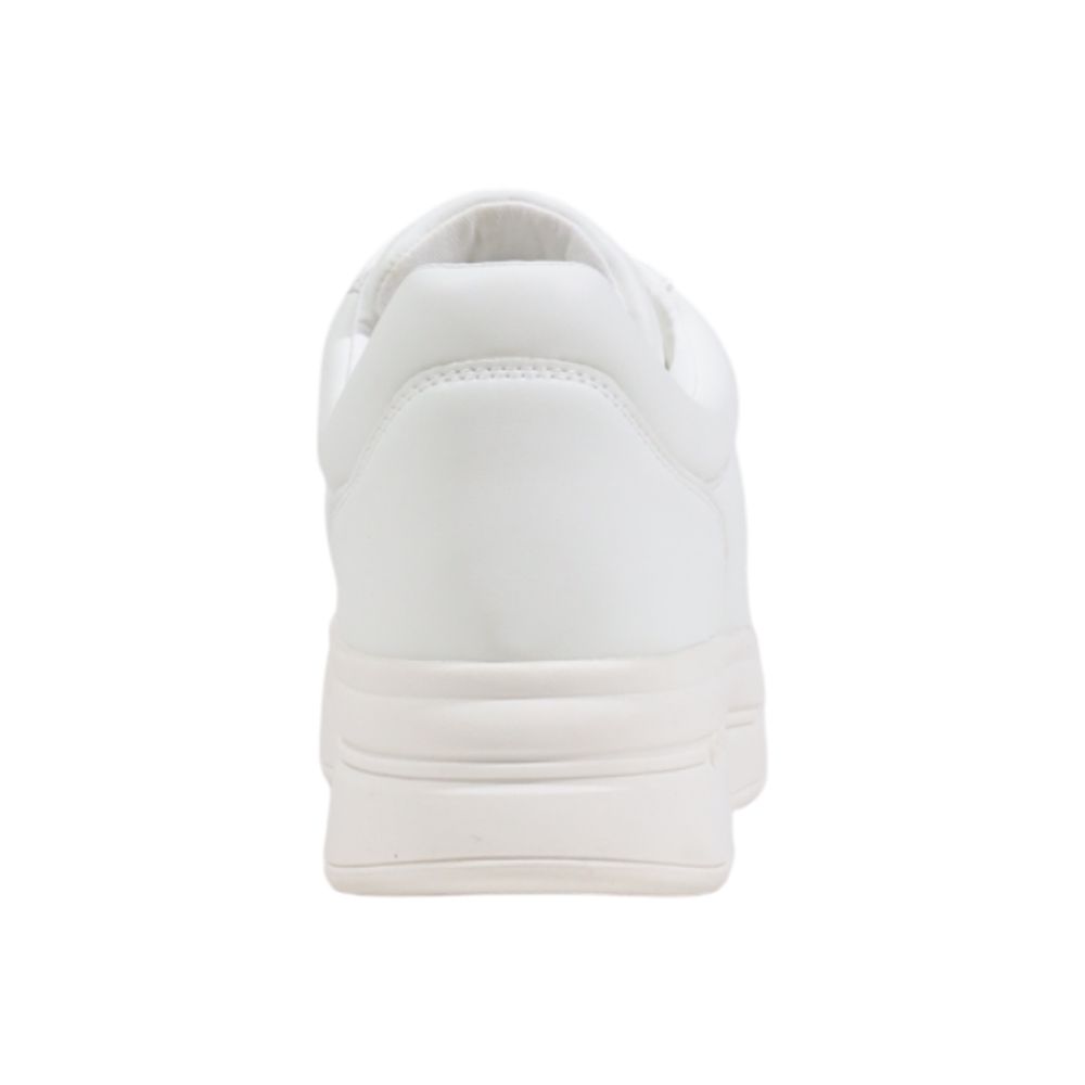 Guess White Polyethylene Platform Sneakers