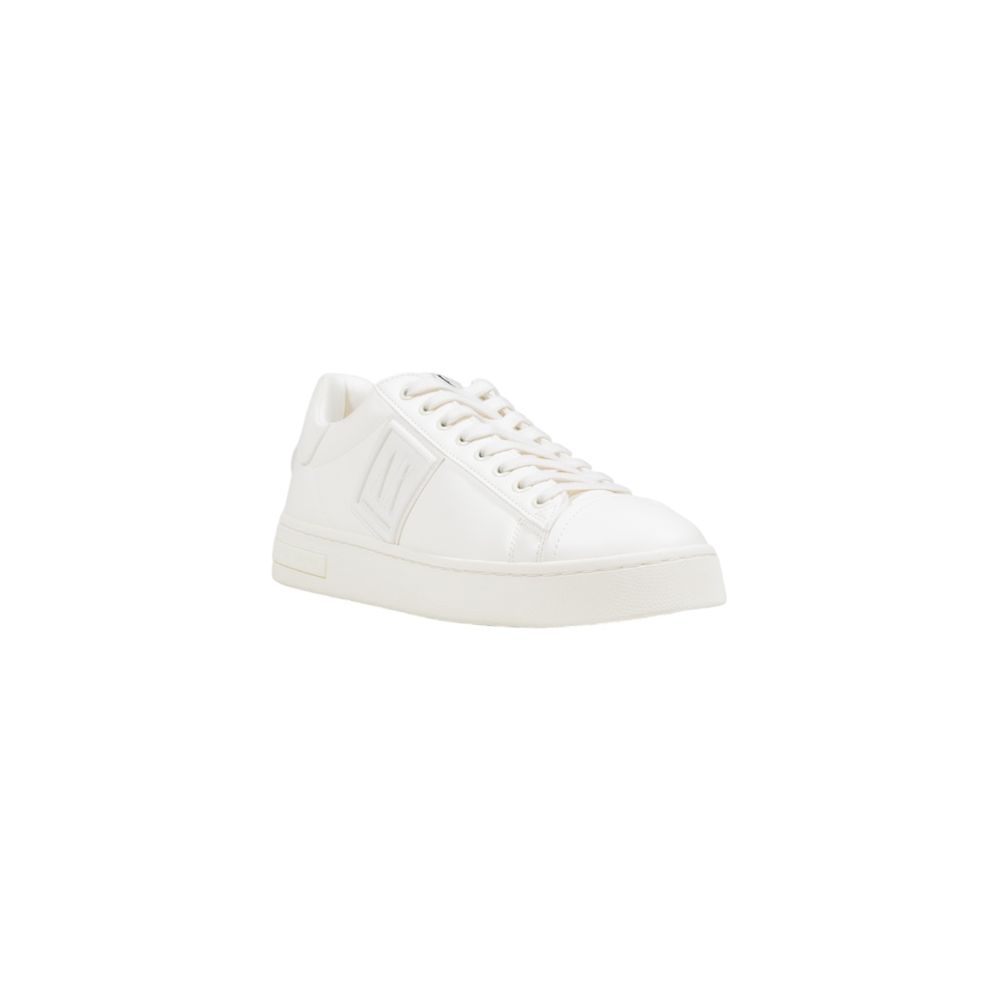 Armani Exchange White Polyester Low Top Sneakers - Allority