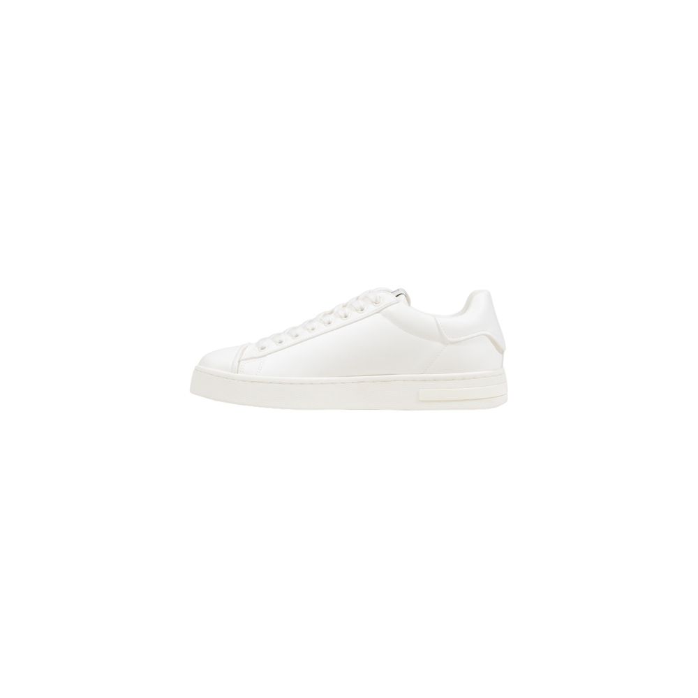 Armani Exchange White Polyester Low Top Sneakers - Allority