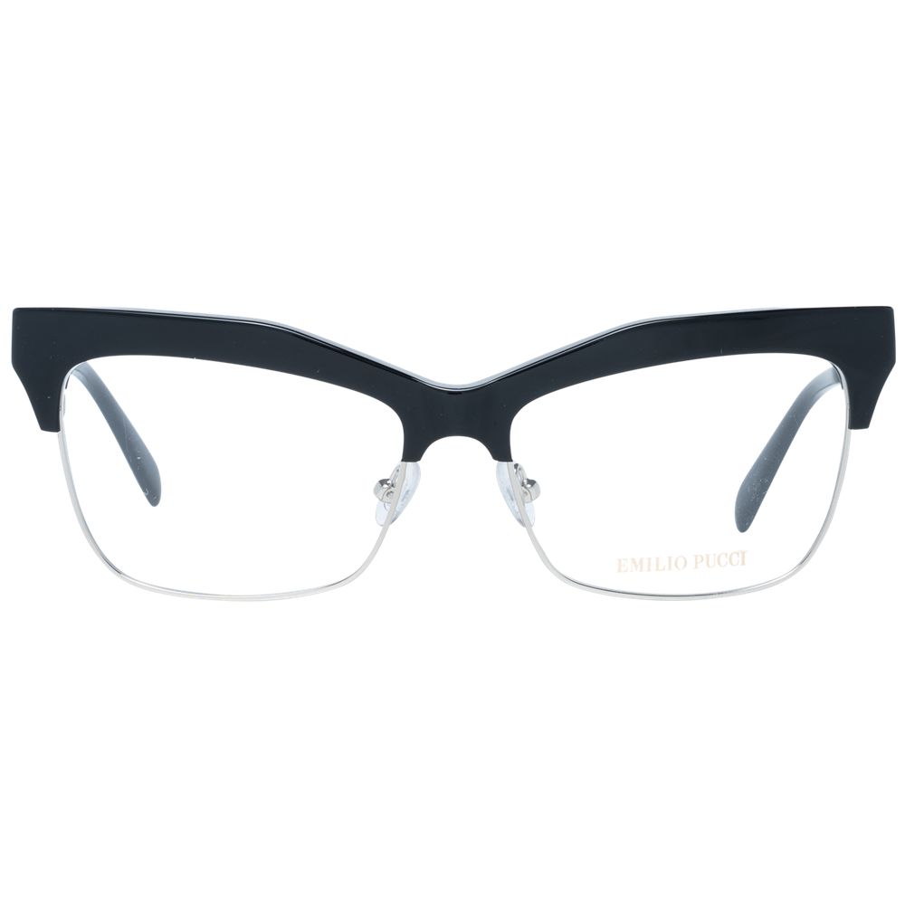 Emilio Pucci Black Metal & Plastic Glasses (Frames) - Allority