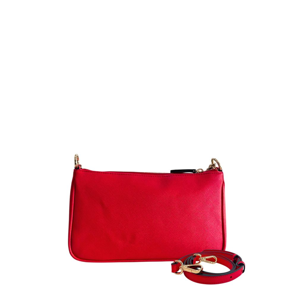Twinset Red PU Women Crossbody Bag - Allority