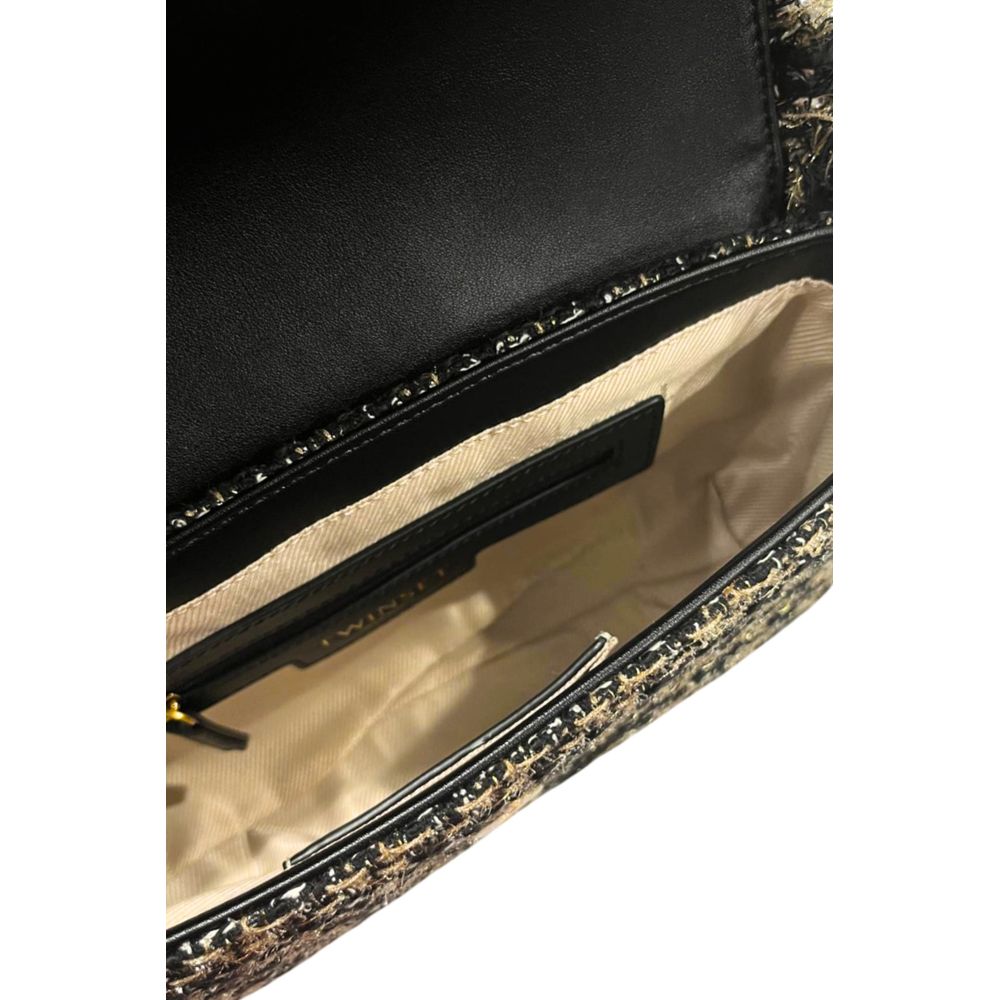 Twinset Black PU Women Shoulder Bag - Allority