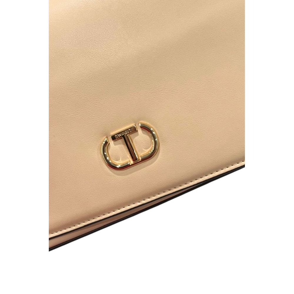 Twinset Pink PU Women Crossbody