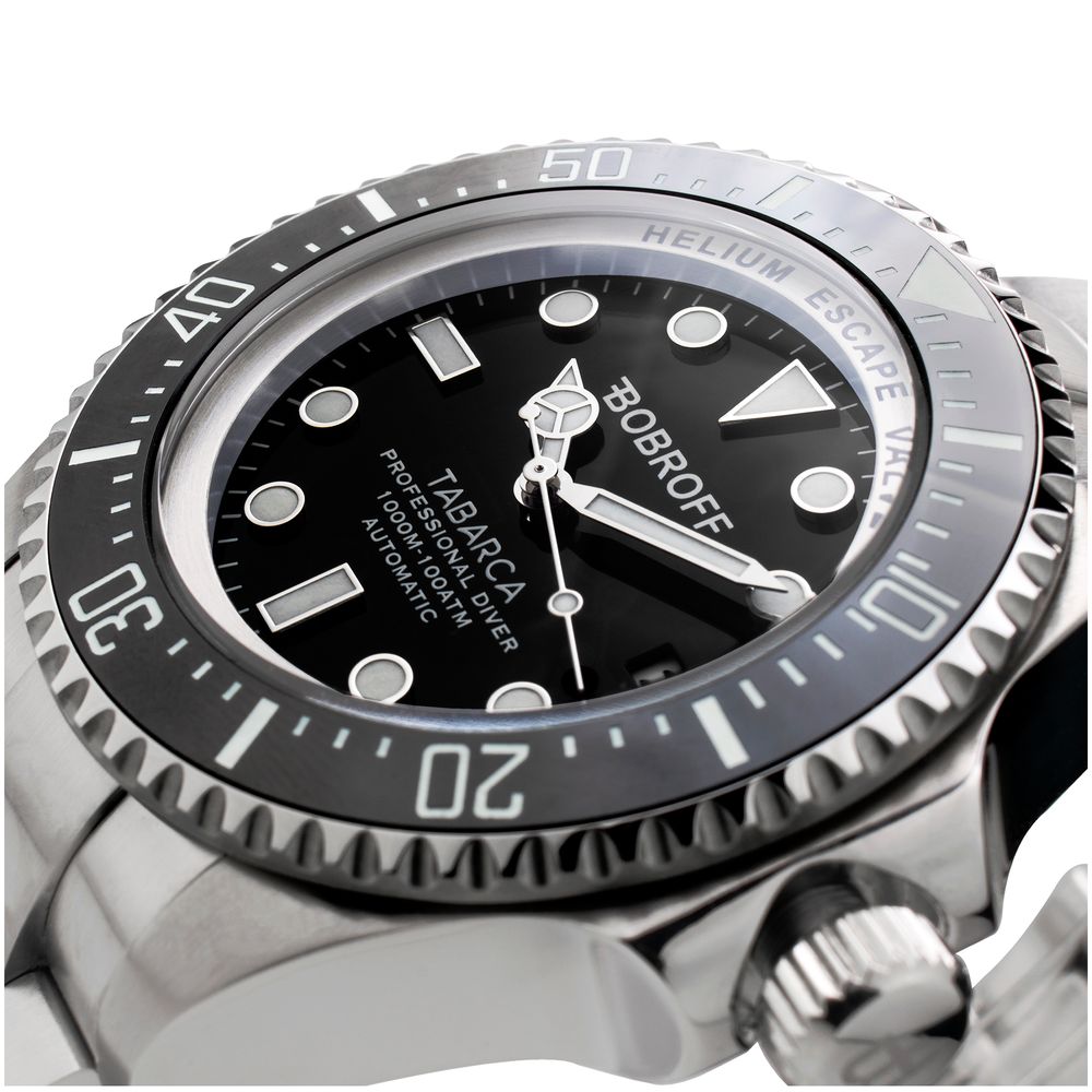 Bobroff Gray Stainless Steel Dress Watch - Allority